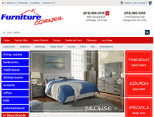 Tablet Screenshot of furniturecornerla.com